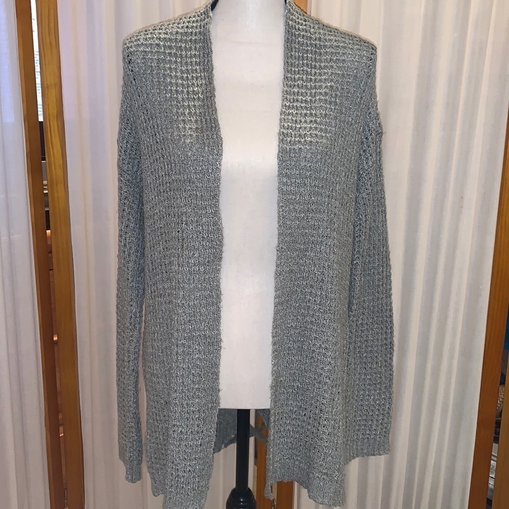 Knox Rose, Long Cardigan, Lt. Green, Size M